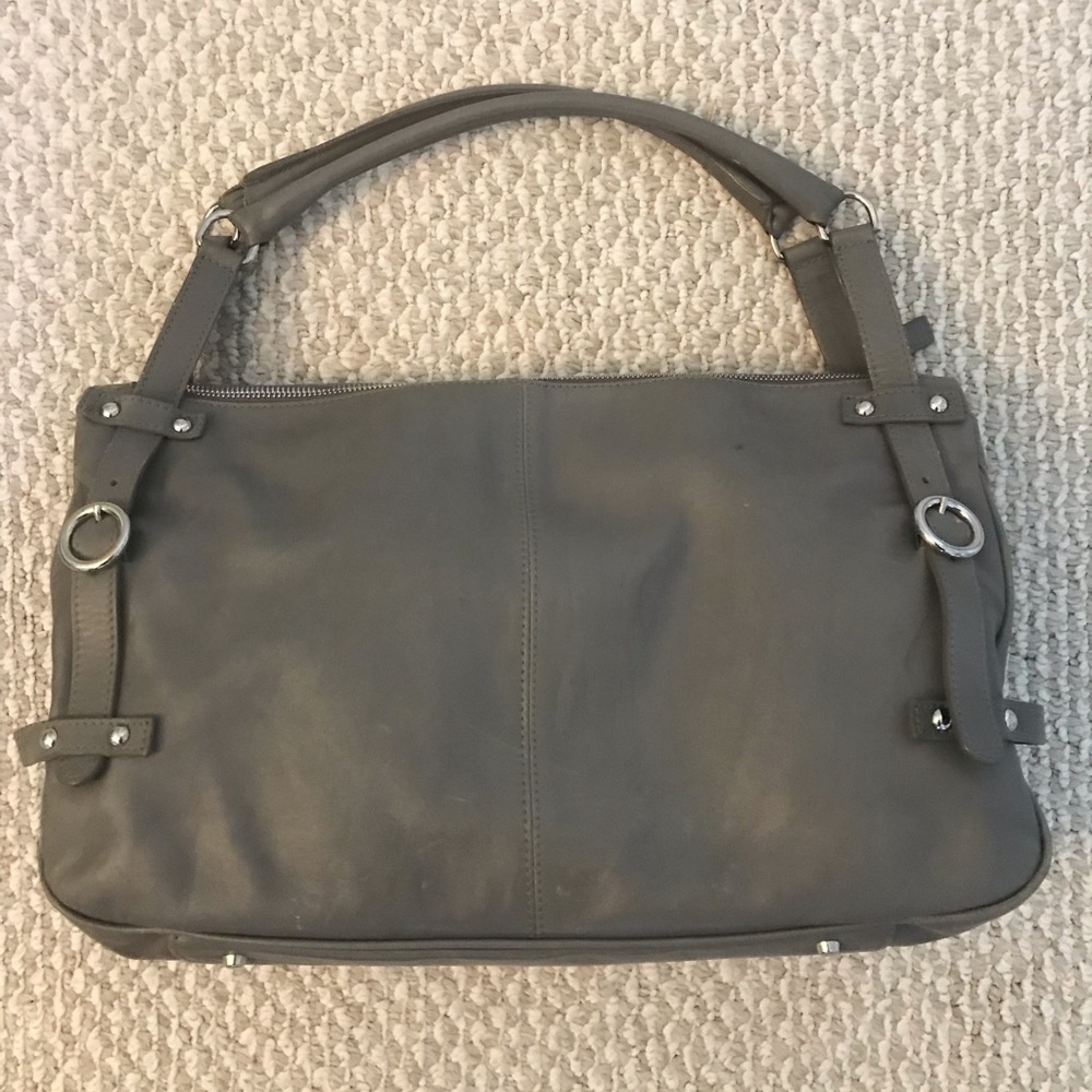 FURLA gray shoulder bag